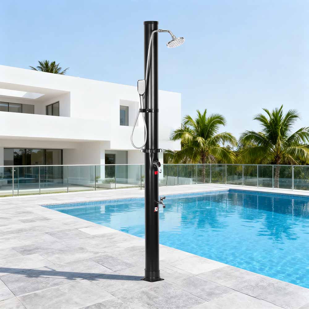 LY18L05-HB 18L duas seções ABS chuveiro cromado chuveiro solar chuveiro de jardim ao ar livre