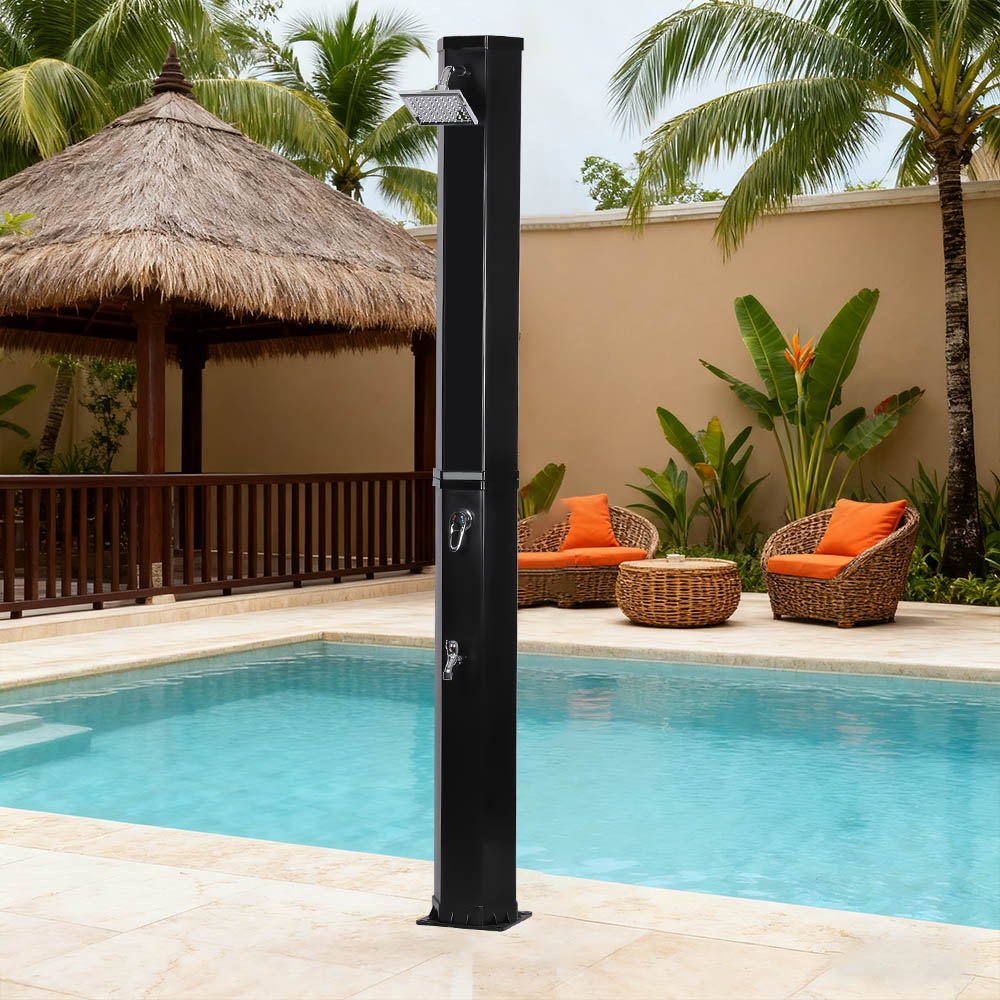 LY60L01 chuveiro de efeito chuva extra grande para jardim chuveiro solar